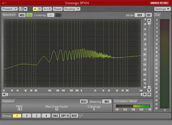 Störgeräusch im Analyser