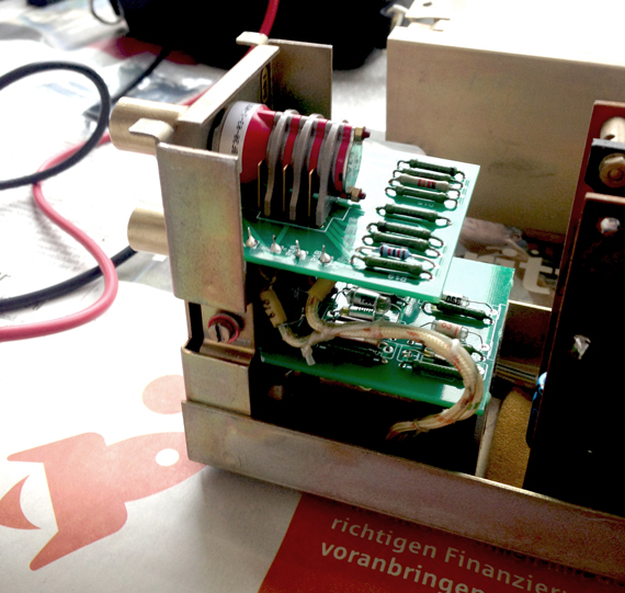 Vorderansicht des fertigen Racks