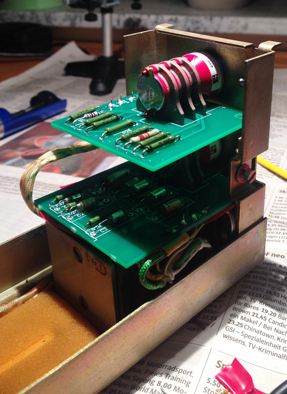 Vorderansicht des fertigen Racks