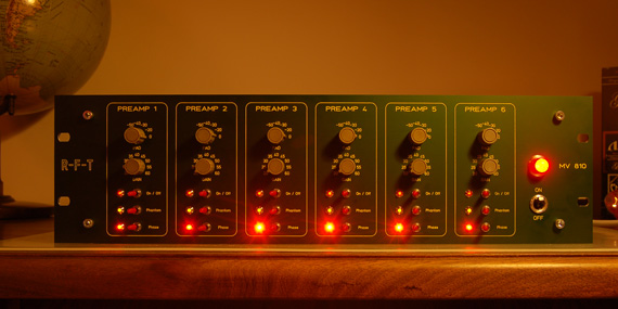 Vorderansicht des fertigen Racks