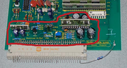 Bestückung der Symmetrierungsoption